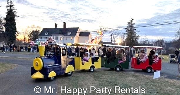 Trackless Train - Party Rentals in New Jersey | Mr. Happy Party Rentals